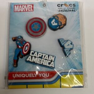 CROCS Marvel Captain America Jibbitz Charms Set